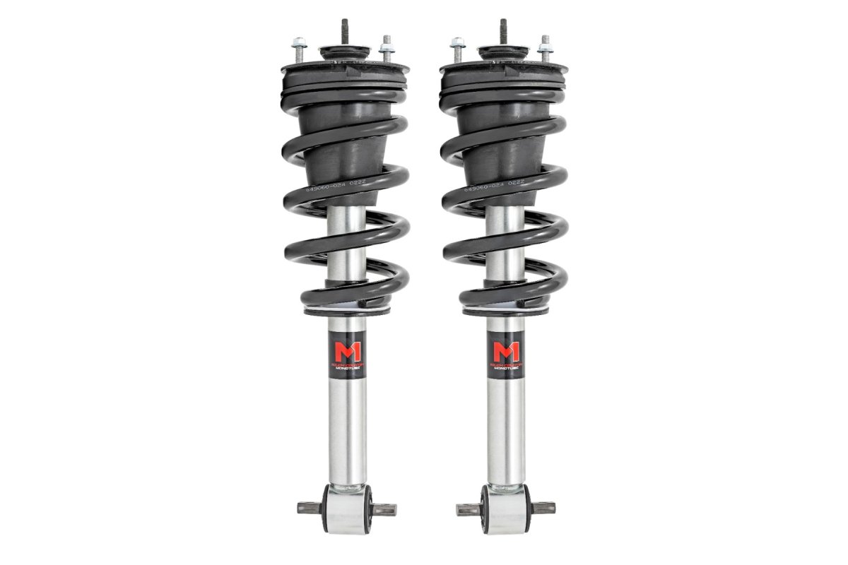 GMC Sierra 1500 Coilover Suspension Kit - Front + Rear - Rough Country - M1 Loaded - '14-'18
